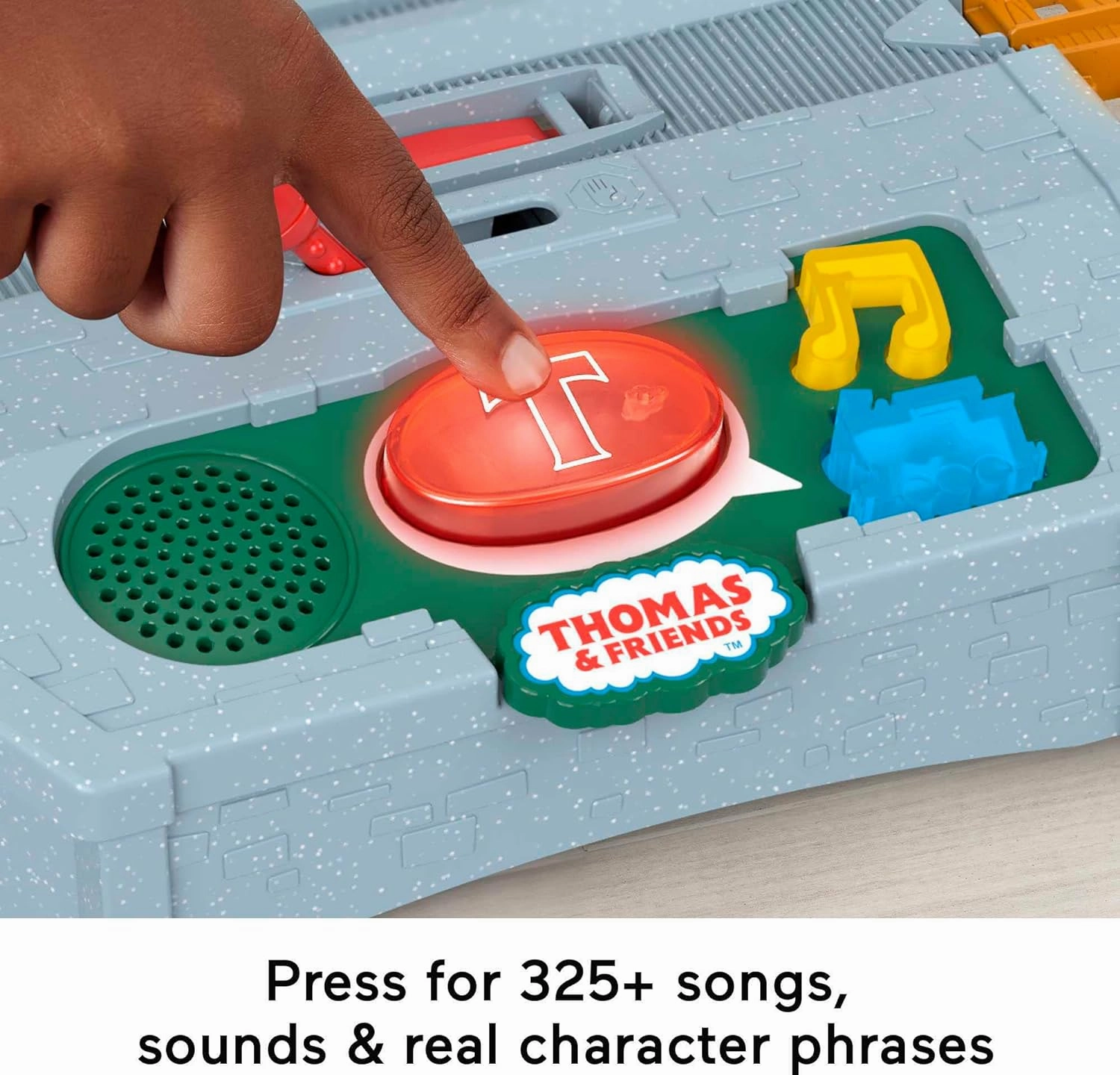 Thomas & Friends Motorized Train Set, Talking Cranky Delivery Set, Talking Crane & Battery Powered Toy Train with Songs & Sounds (Amazon Exclusive)