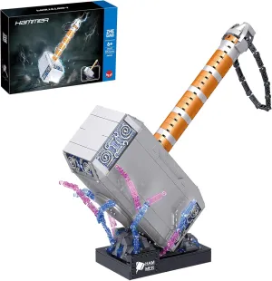 Thor Battle Hammer Building Blocks Sets,Fantastic Super Hero Building Toys,Unique Toy for 6  Adult or Kids(975 PCS)