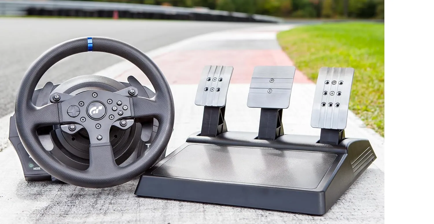 THRUSTMASTER T300RS Force Feedback GT Racing Wheel (compatible w/ PS5, PS5 Pro, PS4 & PC)