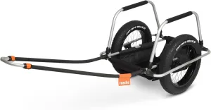 Thule Reacha Sport Beach Bike Trailer - Bike Cargo Trailer - Modular Design for Daily and Recreation use - Lightweight Aluminum Frame - 77lb Capacity - Adjustable towbar to Pull Gear up to 15ft Long