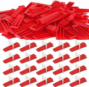 Tile Leveling System Kit 200 Pack Reusable Wedges for Tile Ceramic Stone Installation (200pcs Reusable Wedges)