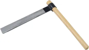 Timber Tuff TMW-62 Shingle Froe Traditional Woodworking Tool w/Anodized Steel Blade and Lightweight Handle for Wood Splitting, Shaving, and Scraping