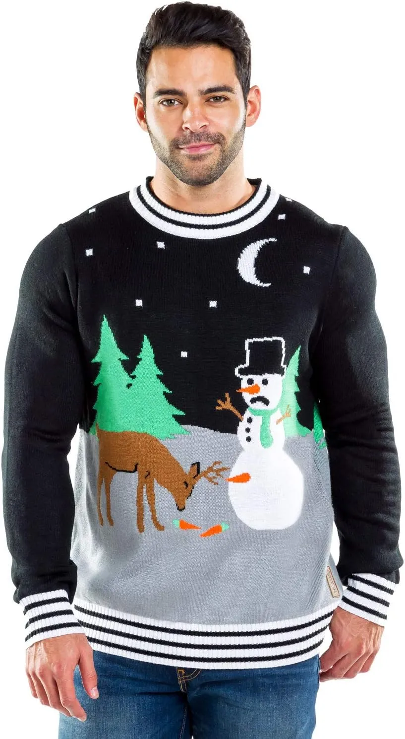 Tipsy Elves Ugly Christmas Sweaters for Men - Colorful and Funny Men's Christmas Sweaters - Hilarious Holiday Pullovers