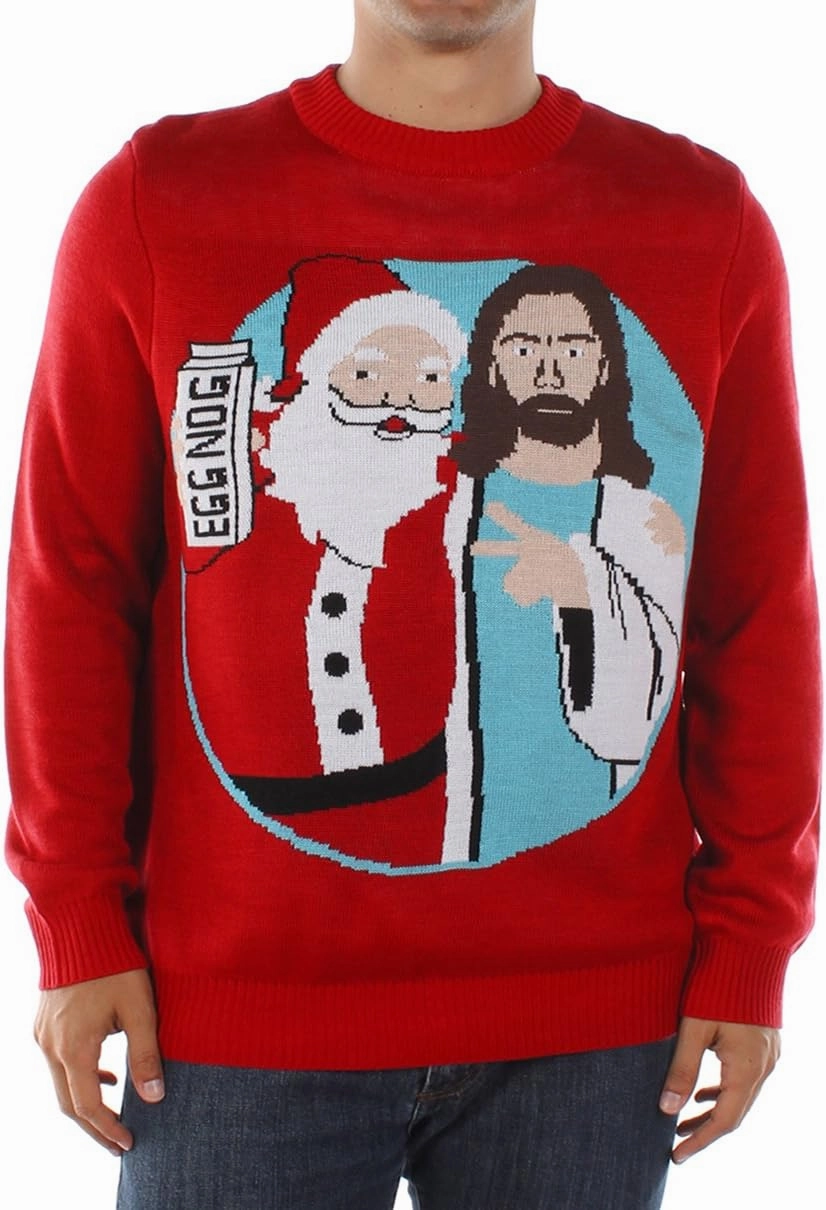 Tipsy Elves Ugly Christmas Sweaters for Men - Colorful and Funny Men's Christmas Sweaters - Hilarious Holiday Pullovers