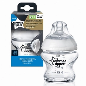 tommee tippee Biberon en Verre 150 ml Transparent