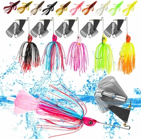 Top Water Lures: Bass Fishing Buzzbaits & Spinnerbaits, including Swimbaits & Soft Plastics