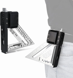 TOPOWN Rafter Square Belt Clip for 7In Rafter Square - Left and Right bidirectional Square Holster EDC Belt Tool Holster Compatible with Rafter Square Holder Clip On Belt The Fastest Quick