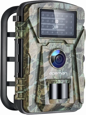 Trail Camera 16MP 1080P Waterproof Gaming Camera No-Glow Infrared Hunting Camera for Wildlife Monitoring Garden Home Security Surveillance Field Camera