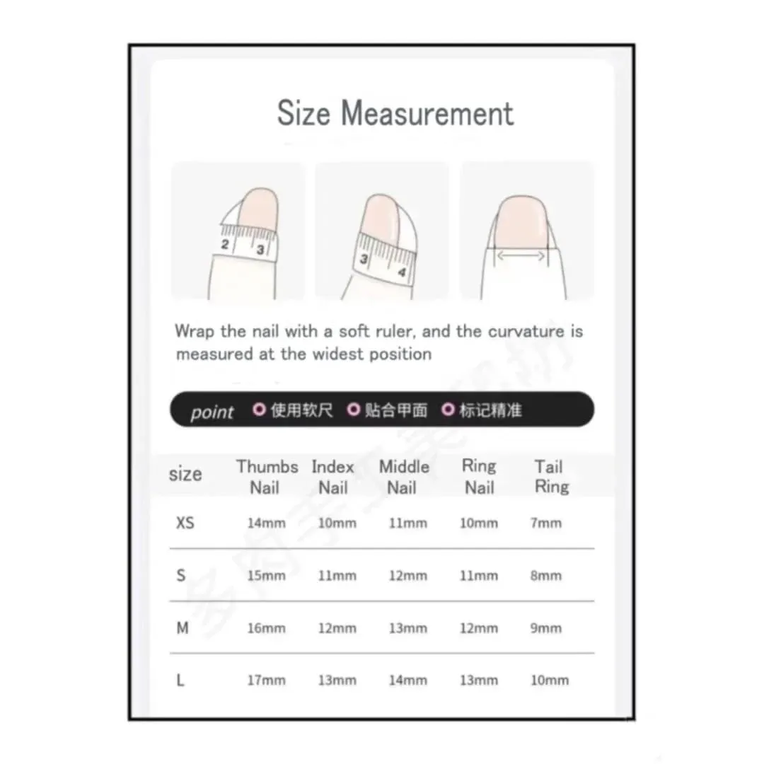 Translucent Handmade Wearable Fake Nails Gradient AB Asymmetrical Almond Fake Nails Trimmed Nails