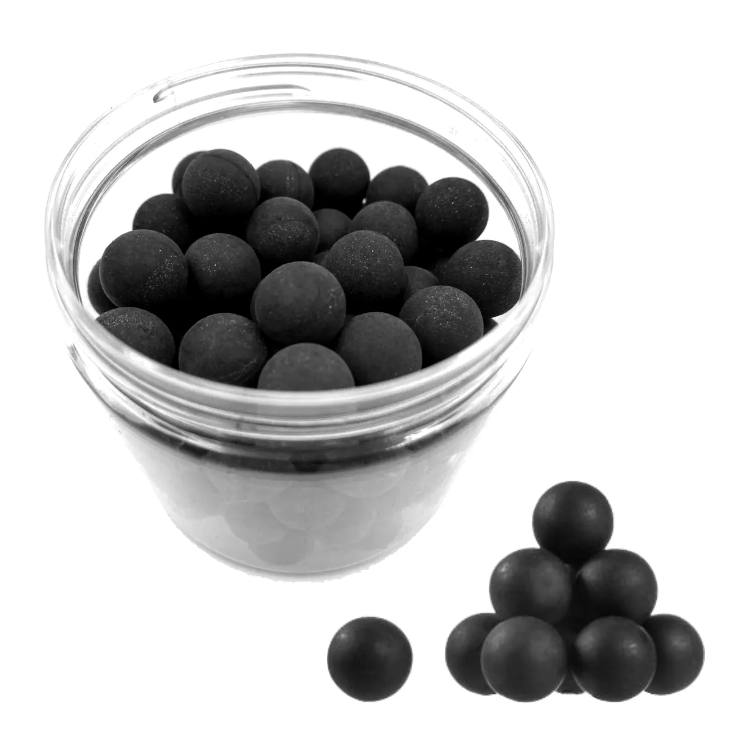 Umarex T4E .43 Caliber Paintball Reusable Rubber Balls for Paintball Gun 430 Count, Black