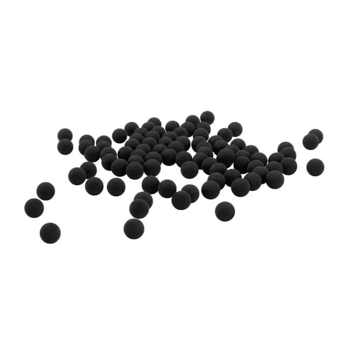 Umarex T4E .43 Caliber Paintball Reusable Rubber Balls for Paintball Gun 430 Count, Black