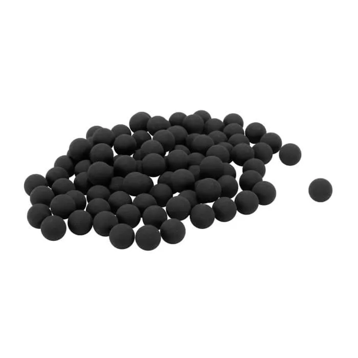 Umarex T4E .43 Caliber Paintball Reusable Rubber Balls for Paintball Gun 430 Count, Black