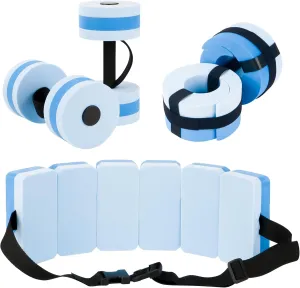 UNAOIWN Water Weights for Pool Exercise 2Pcs Water Dumbbells Water Aerobics Pool Barbells Lightweight Resistance Aquatic Dumbbell for Swimming