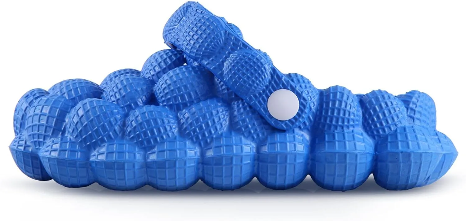 Unisex Bubble Slides Sandals for Kids Golf Ball Slides Bubble Clogs Garden Shoes Girls Boys Comfy Anti-Slip for Shower Beach Bath Indoor and Outdoor