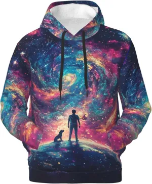 Unisex Cool 3D Hoodies Pullover Novelty Print Sweatshirt Funny Graphic Hooded With Pocket for Men Women Teens S-4XL