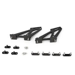 Universal CNC Aluminum Alloy Spoiler Mount Brackets, Adjustable Car Rear Wing Trunk Racing Tail Spoiler Legs for Vehicle Stability