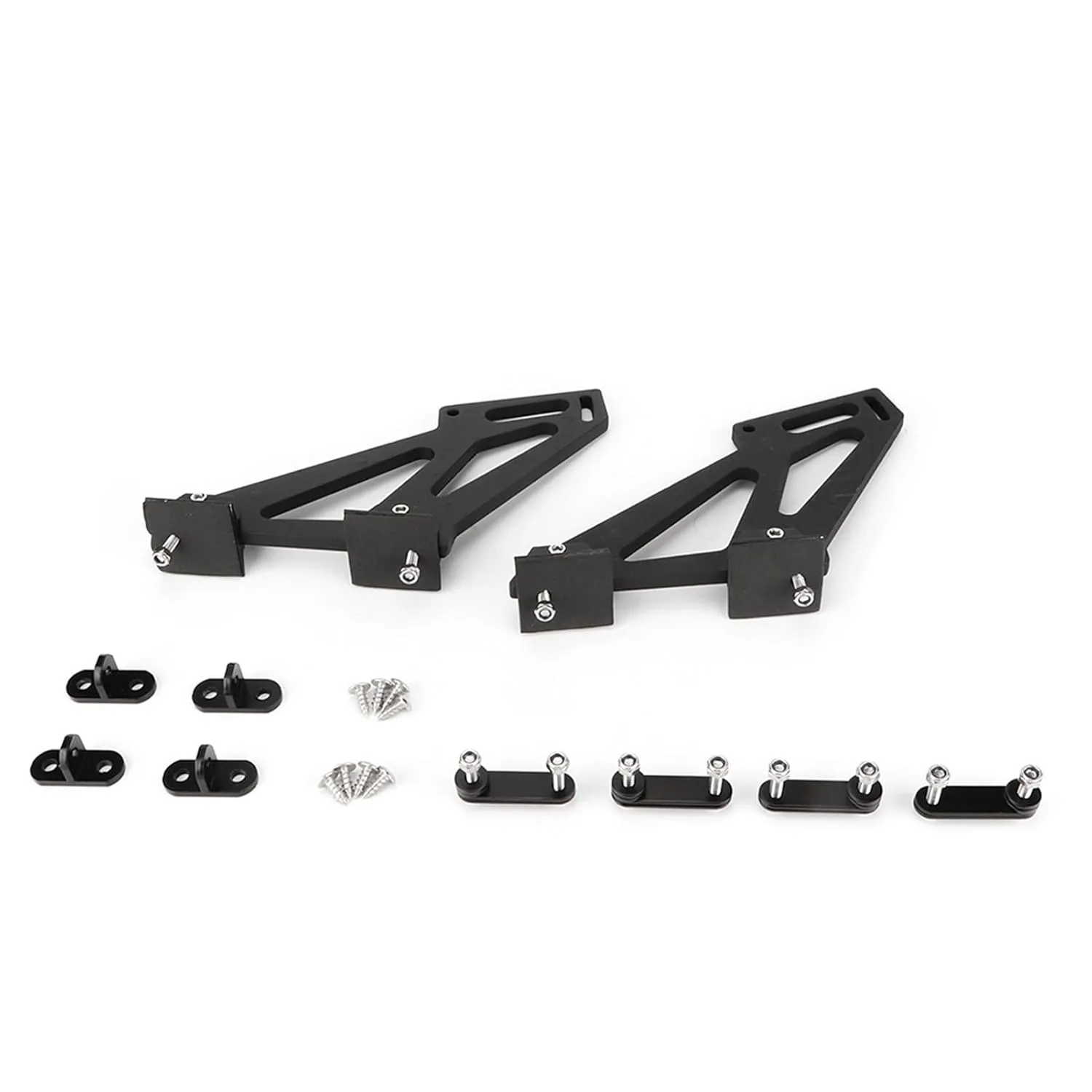 Universal CNC Aluminum Alloy Spoiler Mount Brackets, Adjustable Car Rear Wing Trunk Racing Tail Spoiler Legs for Vehicle Stability