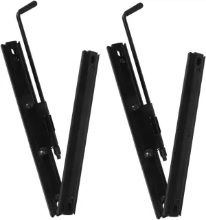 Universal Seat Slider Kit 2 Pairs Car Seat Tracks for Off-Road Vehicles Easy Install Comfortable Driving Iron Material