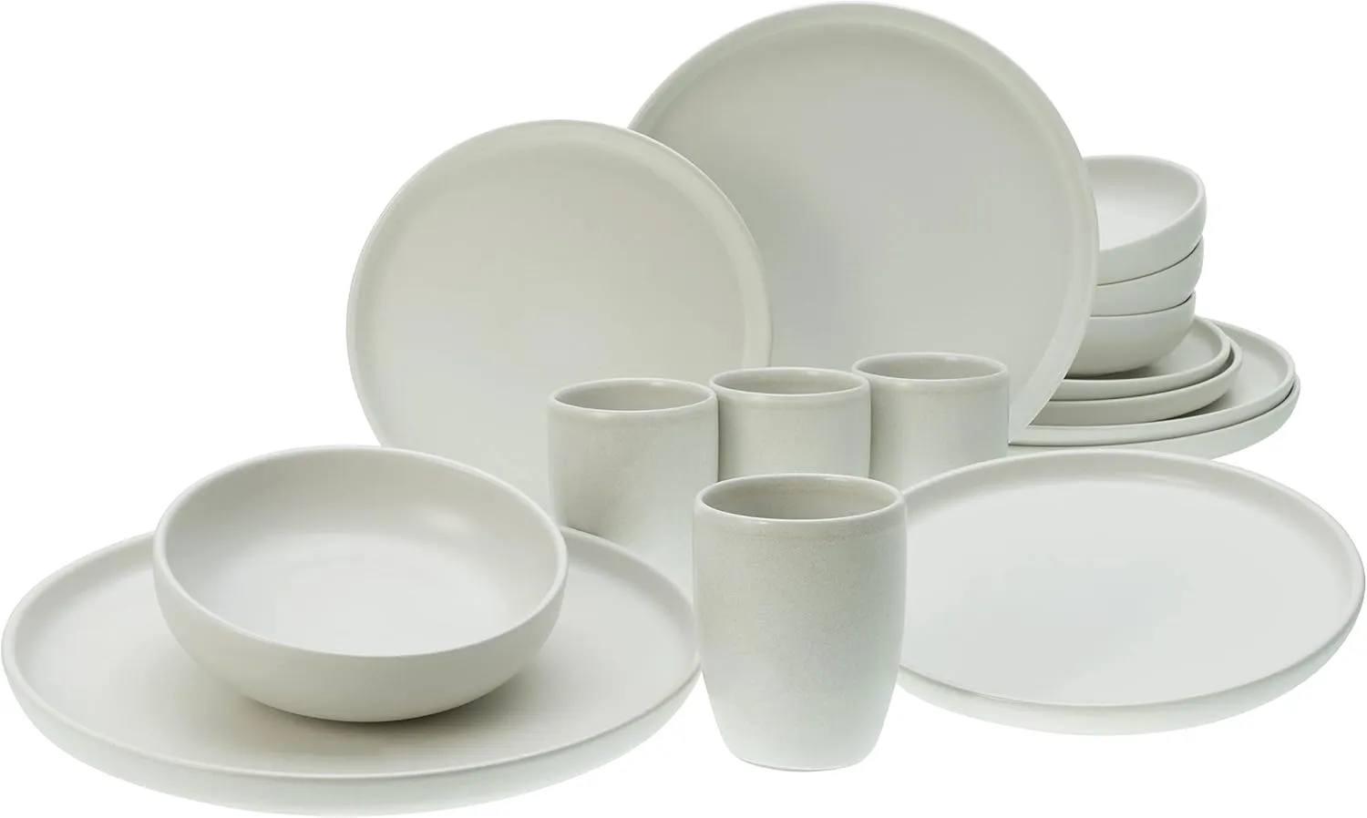 Uno Offwhite 33066 Crockery Set 16 Pieces Stoneware