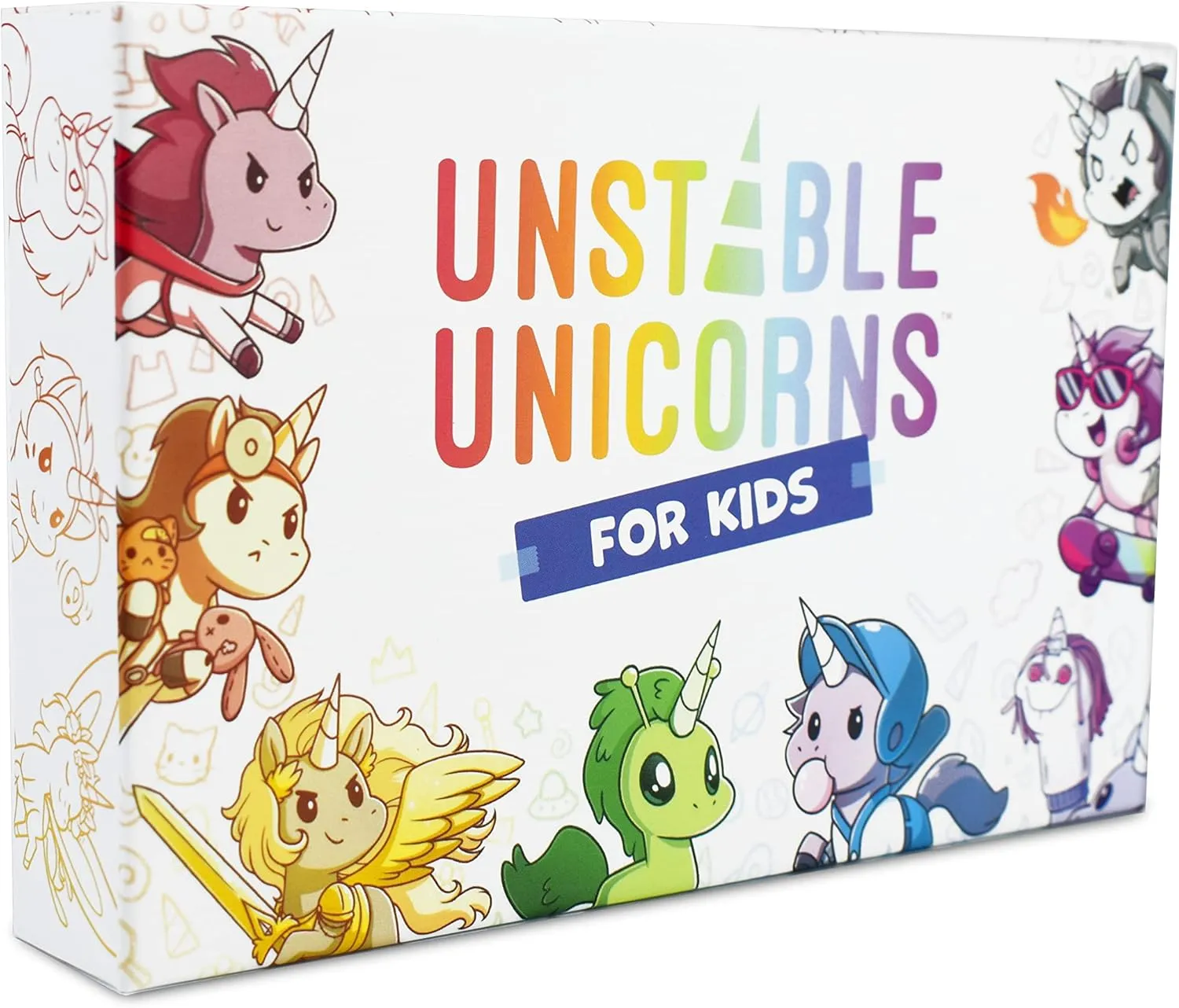 Unstable Unicorns for Kids Edition Base Game - A strategic card game for Kids!