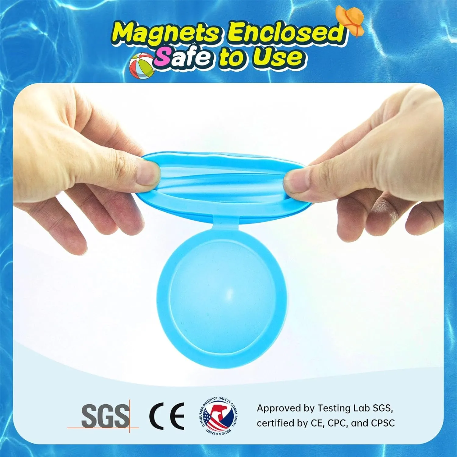 Upgrade Reusable Water Balloons, Magnetic Silicone Refillable Water splash balls,Quick-Fill, Durable & Leak-Proof, Perfect for Outdoor Summer Water Fun