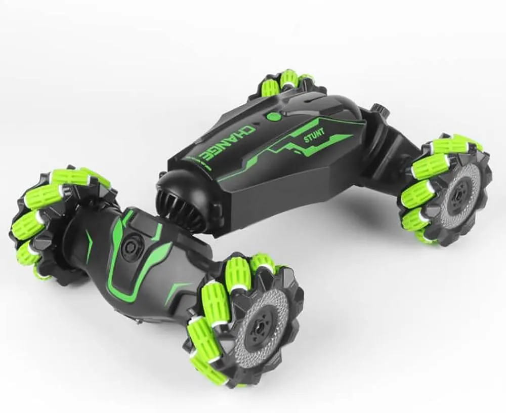 Upgraded Hand Gesture Sensing RC Stunt Car with Lights Music, Spray Fog Gesture RC Car Remote Controll Transformed Car 360° Spins All Terrains Monster Truck for Boys