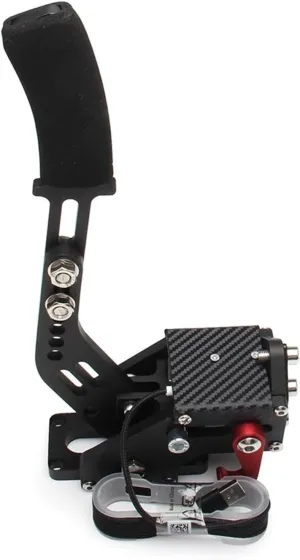 USB Handbrake Fit for SIM Racing Games Fit for Logitech G27/G29 Adjustable Fit for P-S4 P-S5 PC/Windows Black