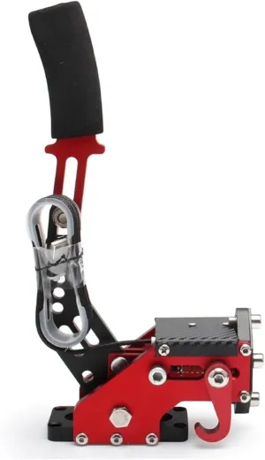 USB Handbrake Fit for SIM Racing Games Fit for Logitech G27/G29 Adjustable Fit for P-S4 P-S5 PC/Windows Red