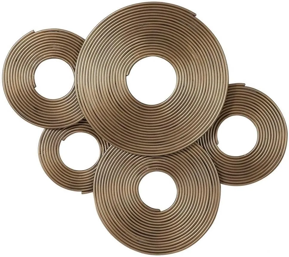 Uttermost Ahmet - 34.65 inch Rings Wall Decor - 34.65 inches wide by 2.36 inches deep