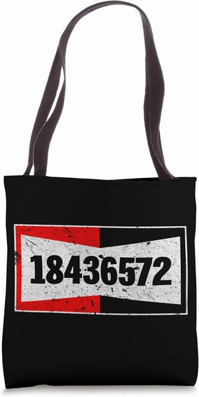 V8 Firing Order Vintage Racing Style Logo American block Tote Bag