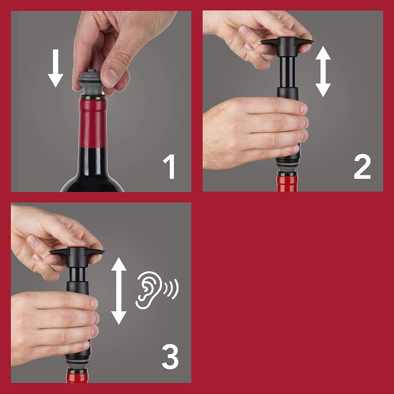 Vacu Vin Wine Saver Extra Stoppers, Set of 12 by Vacu Vin