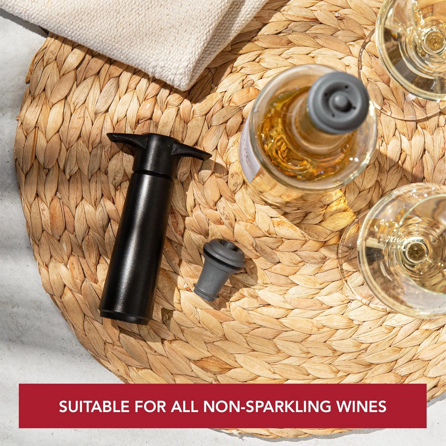 Vacu Vin Wine Saver Extra Stoppers, Set of 12 by Vacu Vin