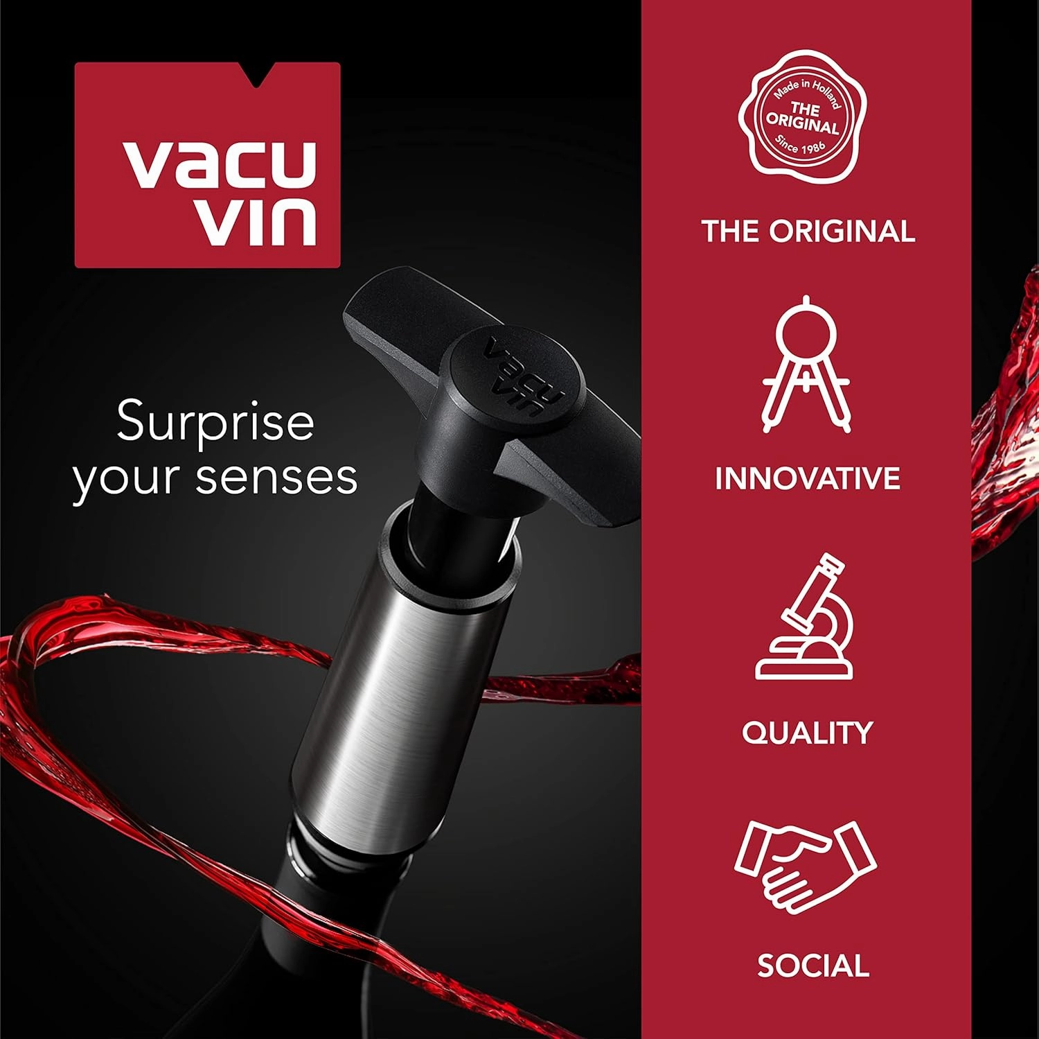 Vacu Vin Wine Saver Extra Stoppers, Set of 12 by Vacu Vin