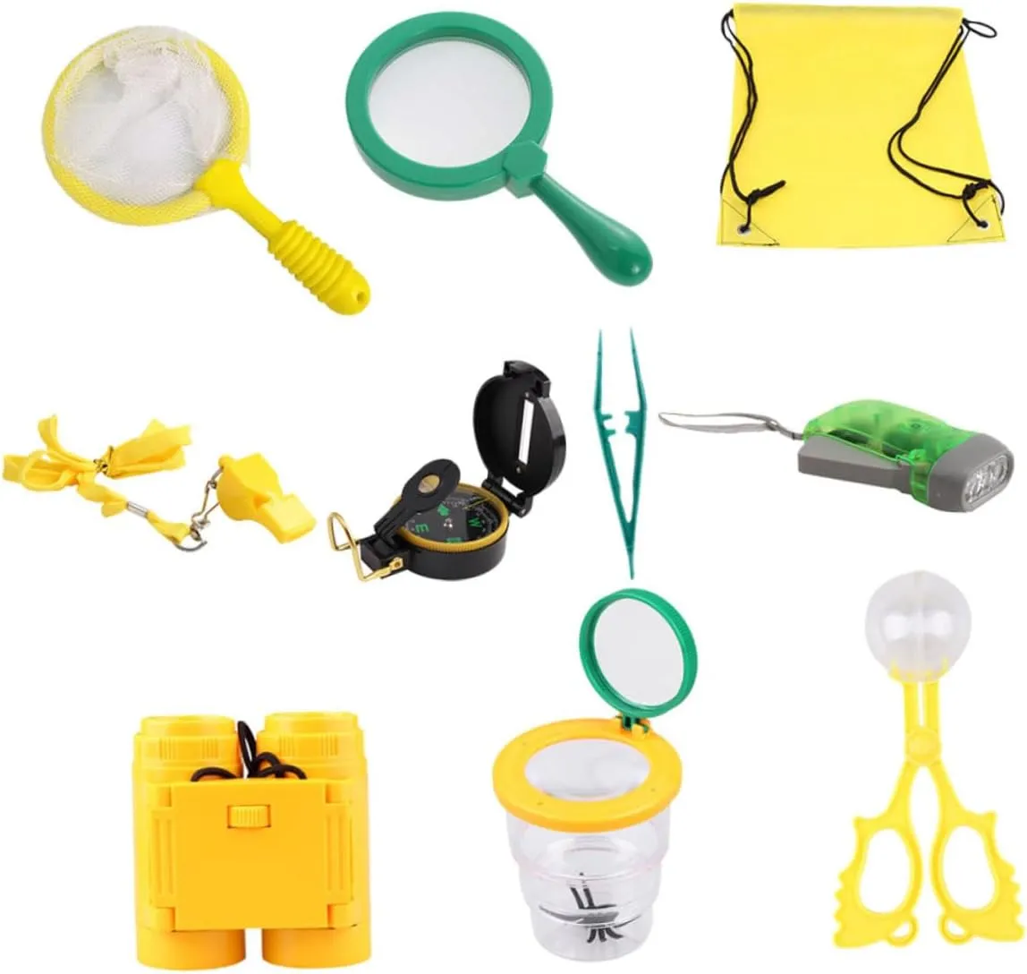 Vaguelly 10pcs Outdoor Observation Kit for Boy Girl Lightweight Wilderness Exploring Tools for Nature Expeditions and Insect Observation Educational Adventure