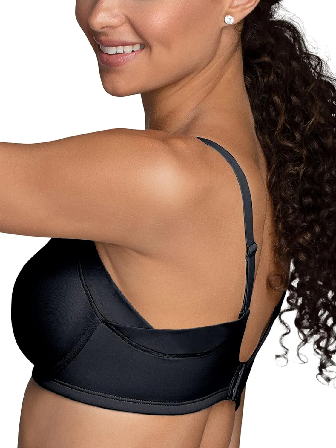 Vanity Fair Women's Beauty Bra with Extended Side & Back Smoothing