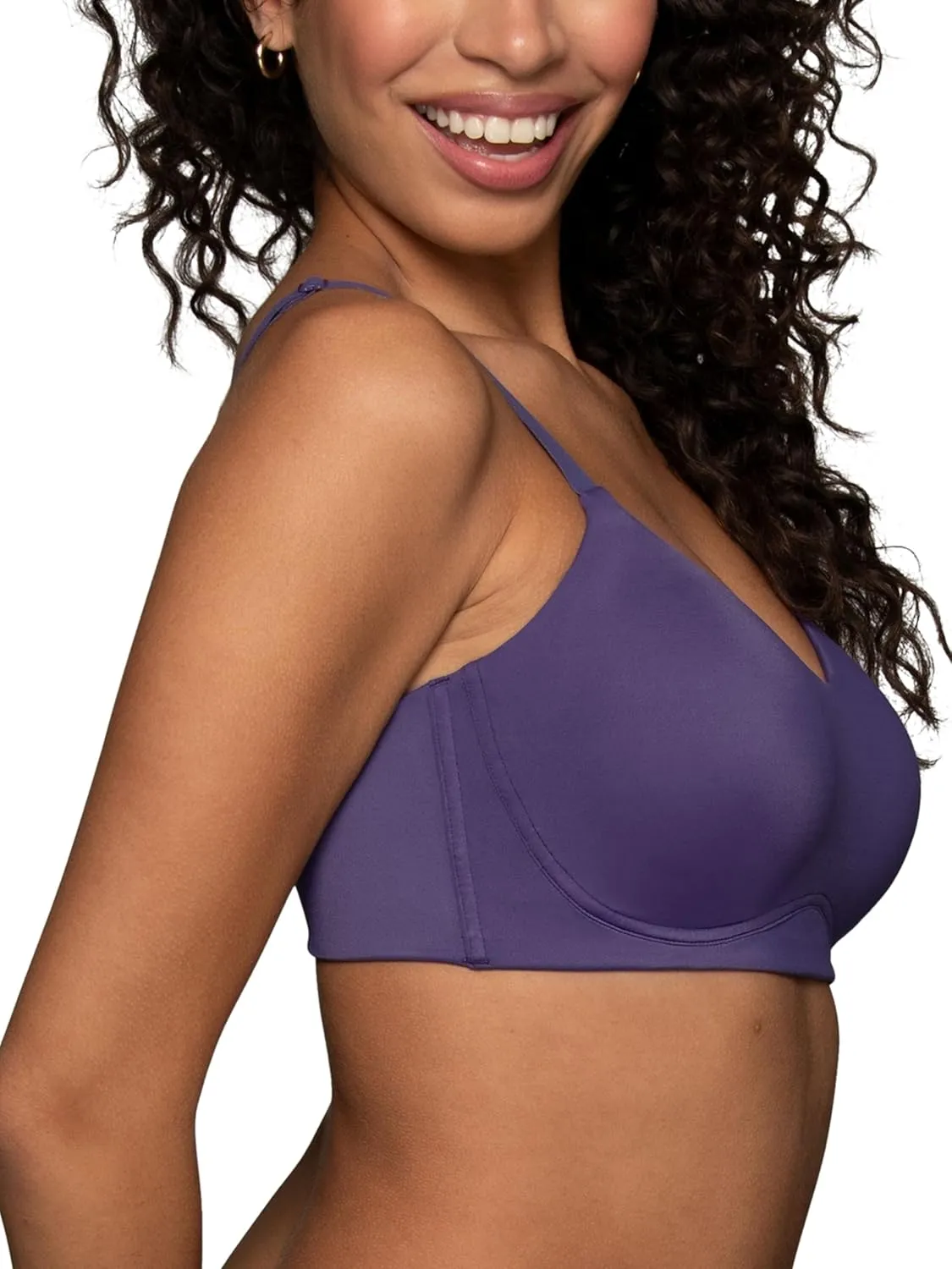 Vanity Fair Women's Wireless Bra, Soft Smoothing Fabrics & Breathable Cups, Simple Sizing Available S-3xl