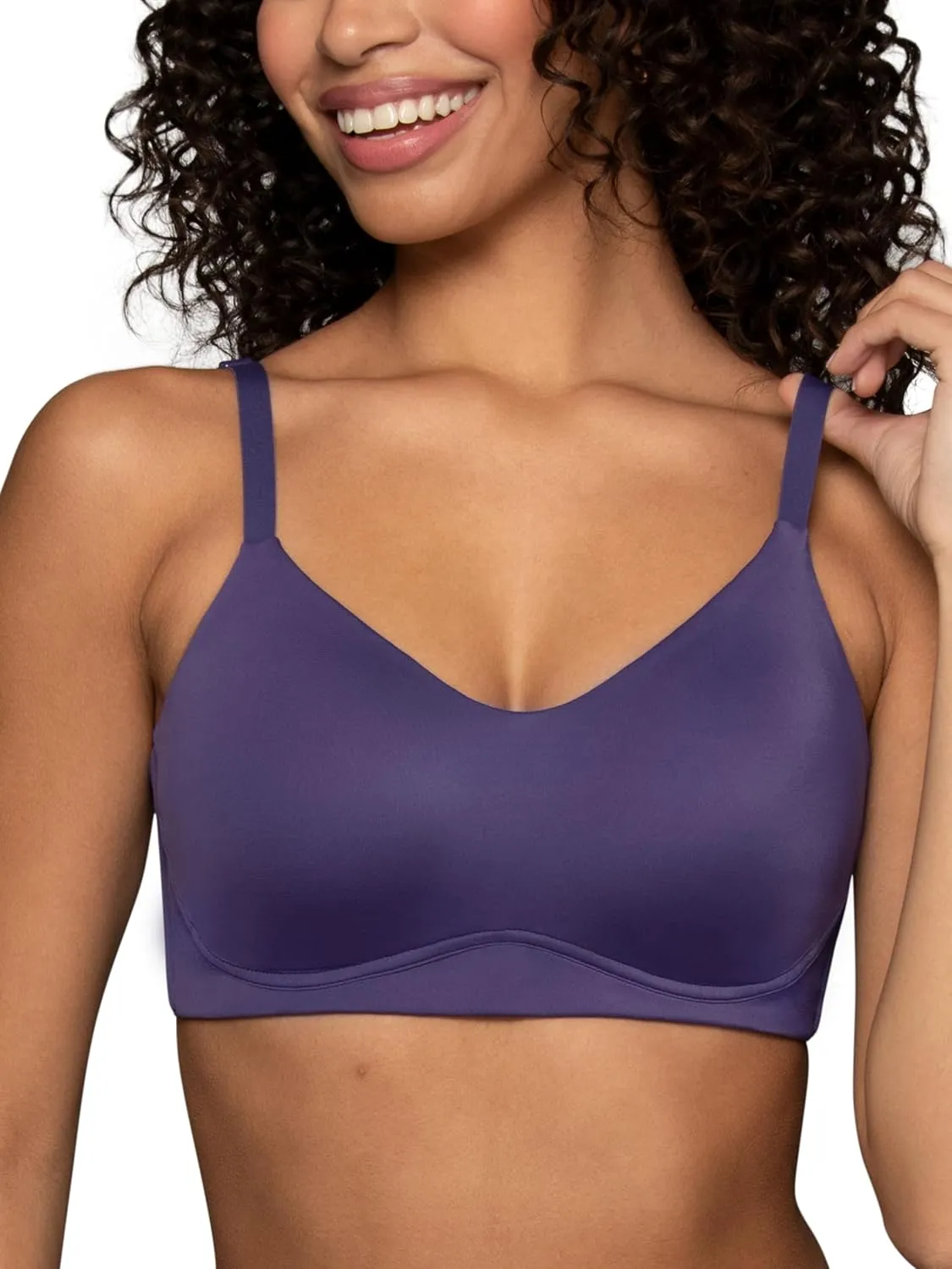 Vanity Fair Women's Wireless Bra, Soft Smoothing Fabrics & Breathable Cups, Simple Sizing Available S-3xl