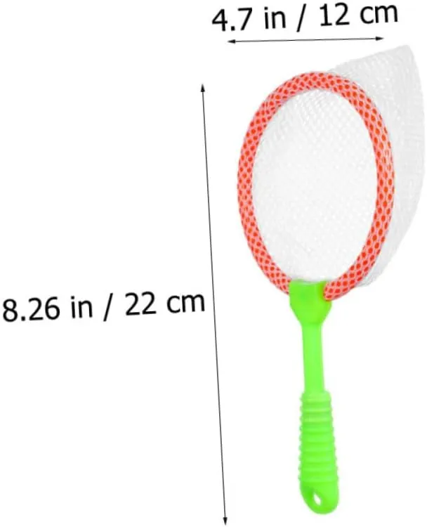 VICASKY 3sets Butterflies Catching Net Boys and Girls Fishing Nets Small Fish Toy Beach for Boys and Girls Catcher 10pcs*3 Random Color