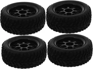VICASKY Toy Car Tires Wheels Set Rc Car Tires Accessories Reusable Hubs for Model