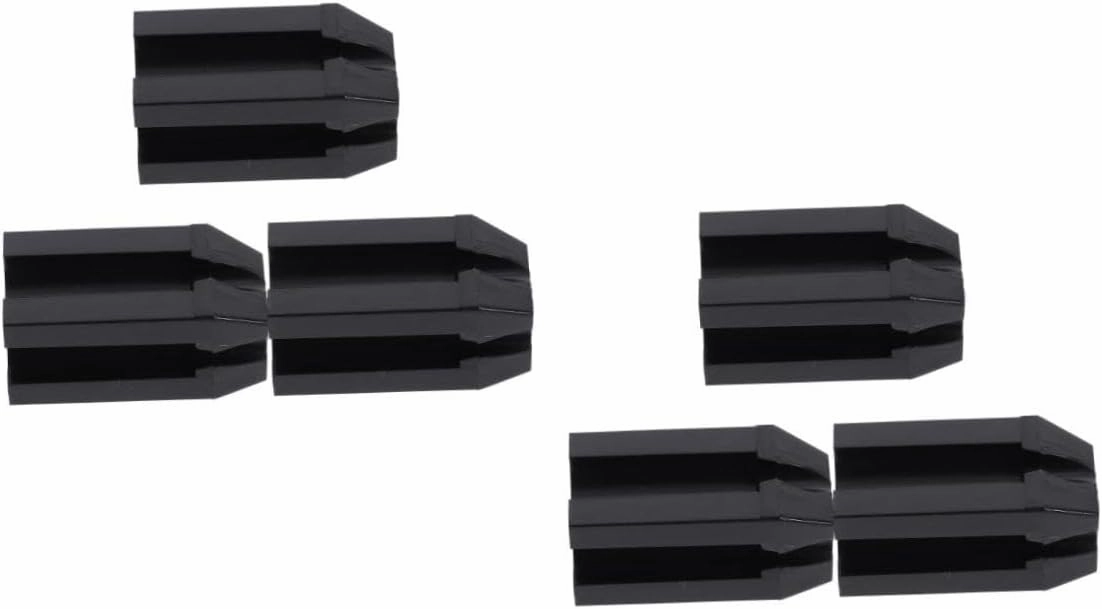 VICASKY 2sets Professional Eyebrow Pencil Spoolie Sharpener Set Makeup Pencil Sharpener for Eyeliner Lipstick Black 1 Makeup Tool 3pcs*2