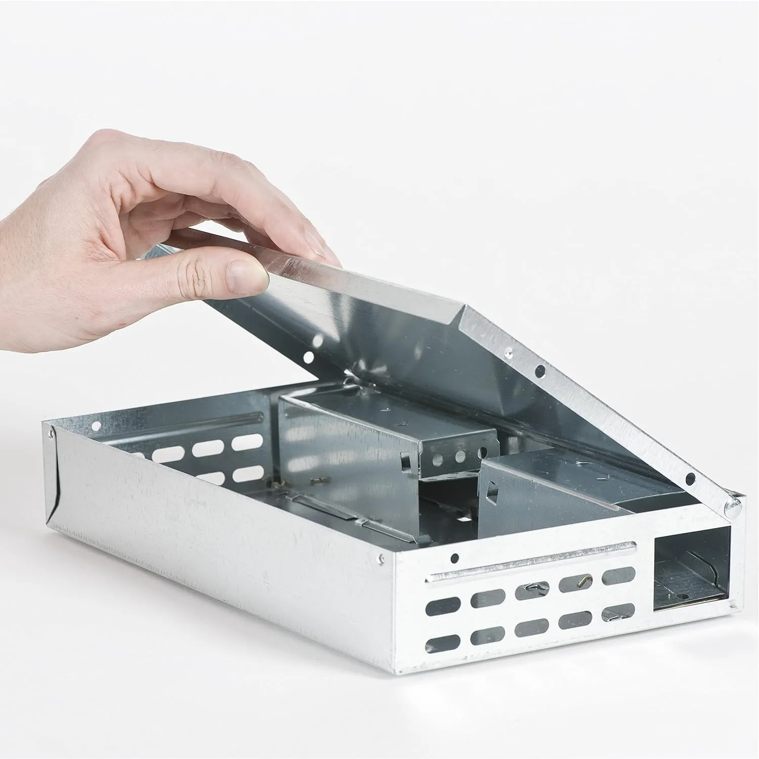 Victor M310SSR Tin Cat Multi-Catch Live Mouse Trap - Indoor and Outdoor Humane Catch and Release Mouse Trap - 2 Traps