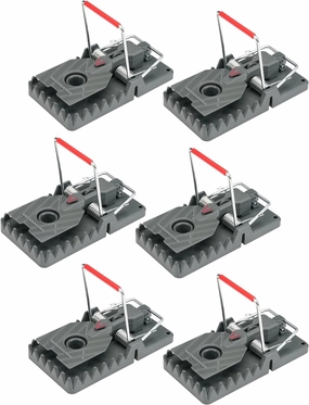 Victor M144B Instant Power-Kill Easy Set Reusable Rat Trap - 6 Traps