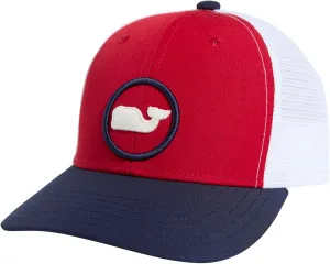 vineyard vines Boys' Whale Dot Performance Trucker Hat