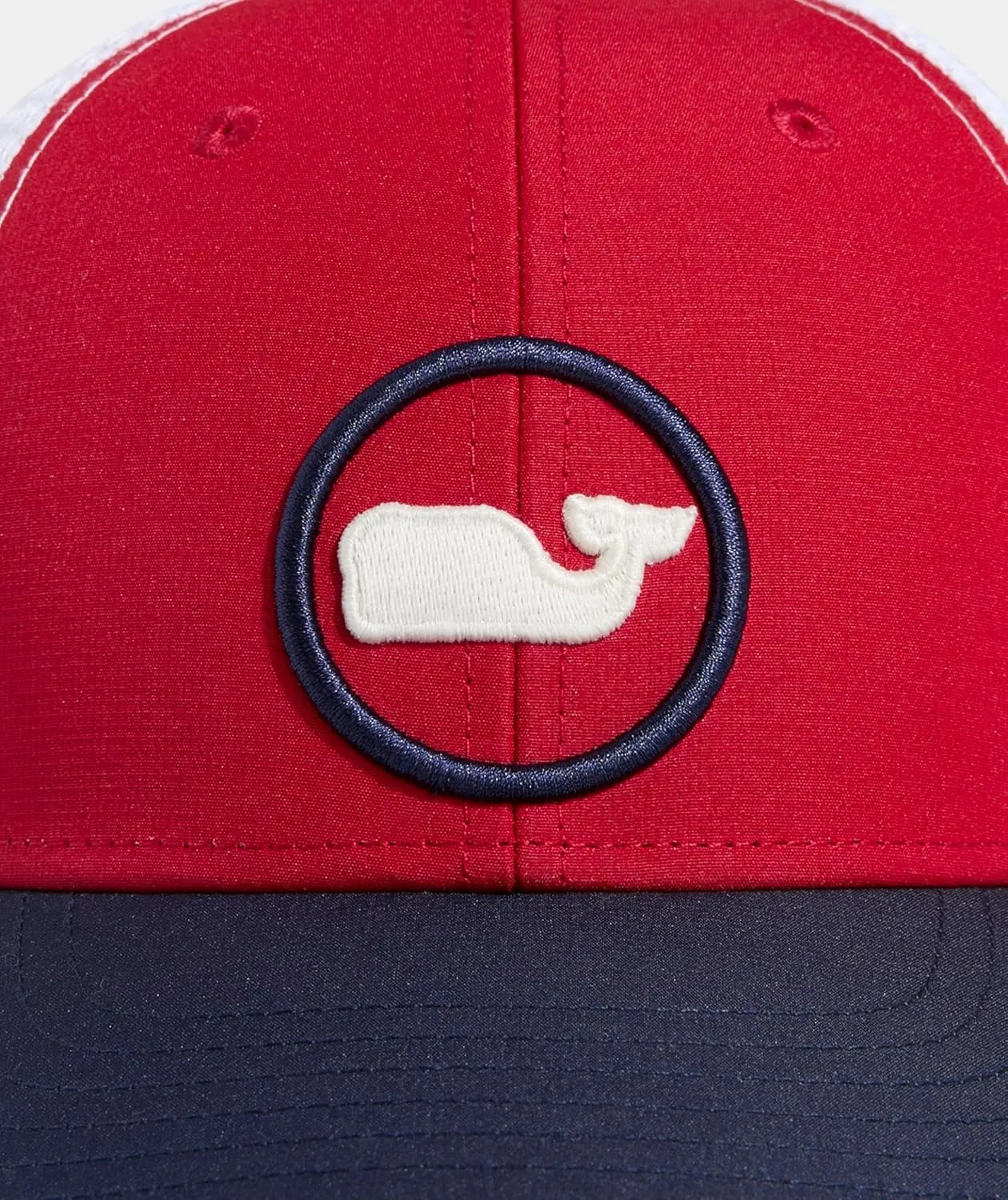 vineyard vines Boys' Whale Dot Performance Trucker Hat