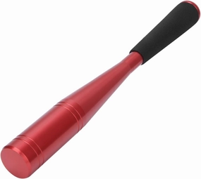 VINGVO Fish Bat, 25mm Diameter, Lightweight Aluminium Alloy, With Foam Handle, Red