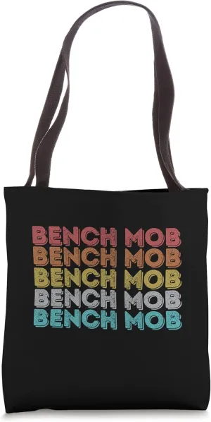 Vintage Retro Bench Mob Tote Bag