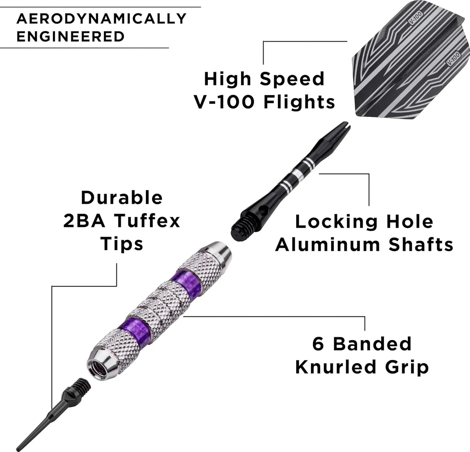 Viper Wind Runner Soft Tip Darts, 18 Grams