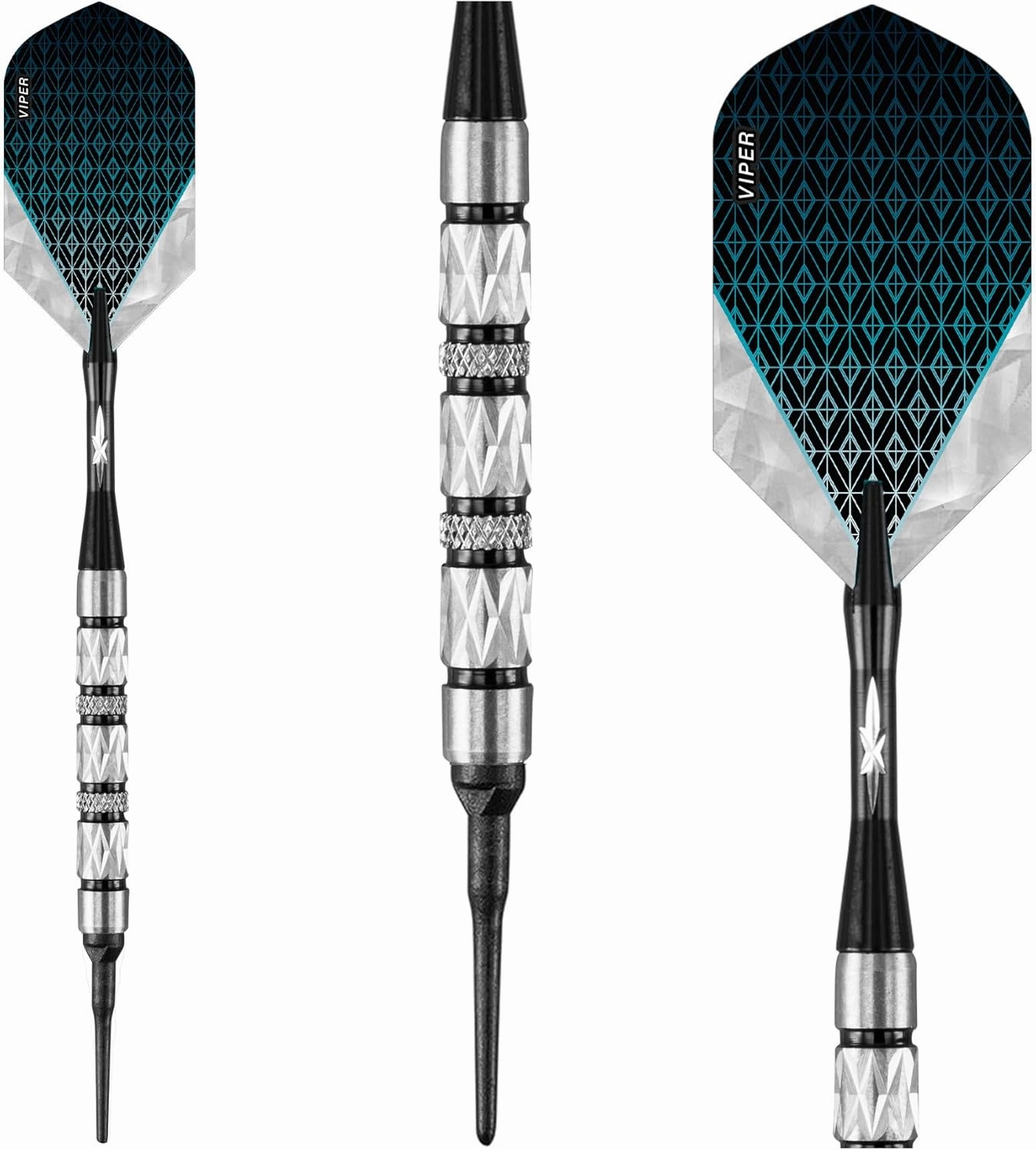 Viper Diamond 90% Tungsten Soft Tip Darts with Storage/Travel Case