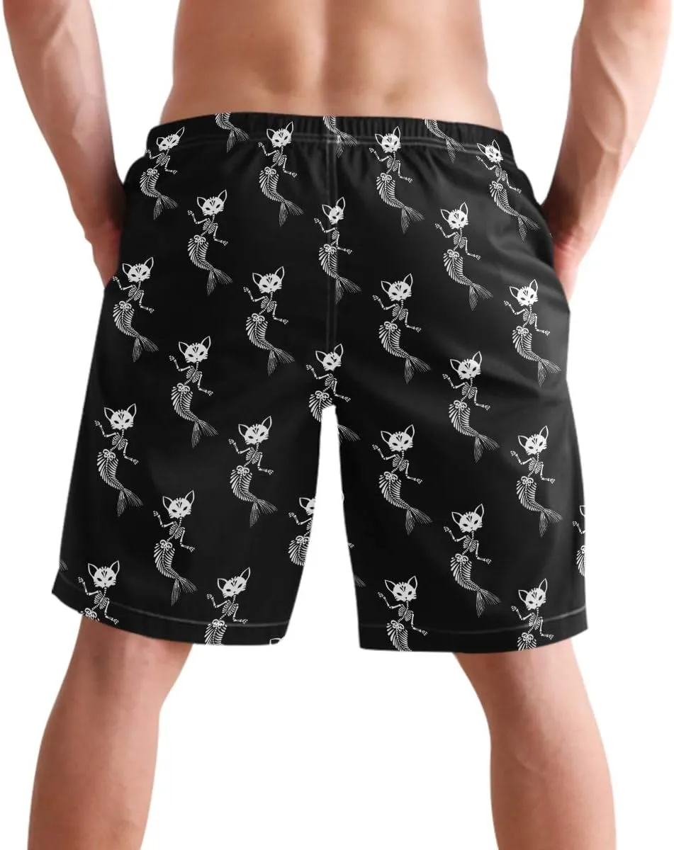 visesunny Men's Colorful Flower Print Beach Shorts Hot Summer Swim Trunks Sports Running Bathing Suits with Mesh Lining