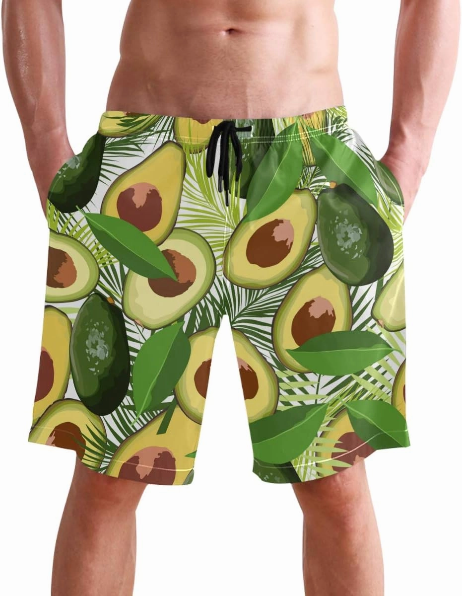 visesunny Men's Colorful Flower Print Beach Shorts Hot Summer Swim Trunks Sports Running Bathing Suits with Mesh Lining